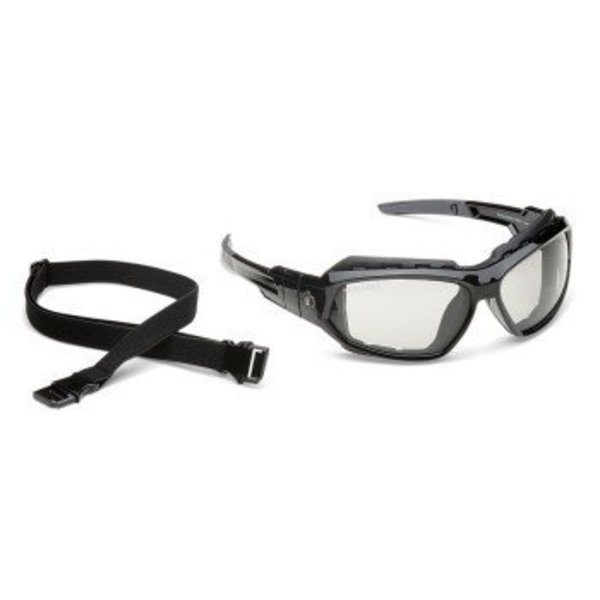 Ergodyne Skullerz Loki Safety Glasses / Goggles Black Clear Lens GLS809-BK-CLL
